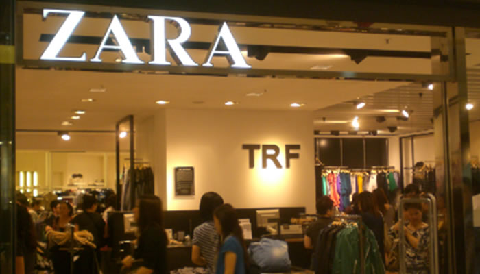 Puestos de trabajo en Zara